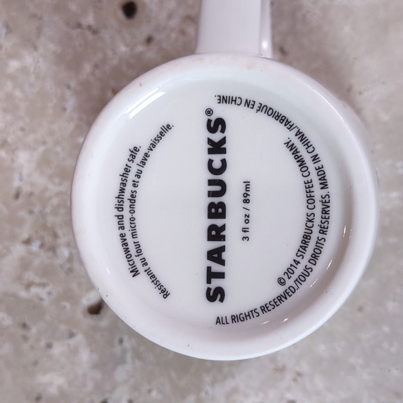 Starbucks 2014 Ceramic Espresso Cup - Picture 4 of 6